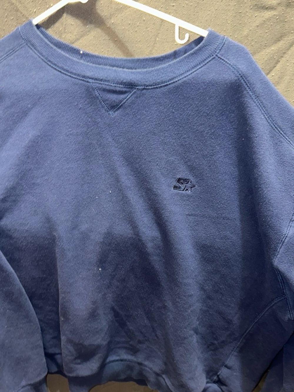 STARTER Navy Blue Men's Crewneck Sweatshirt